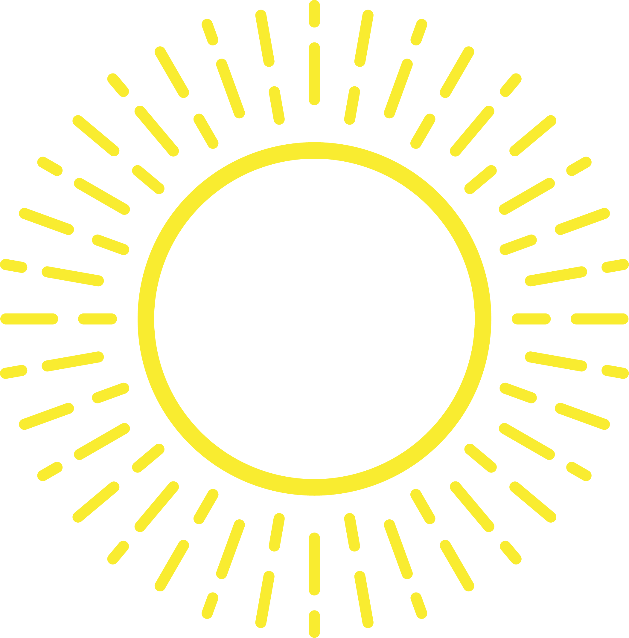 yellow sun icon